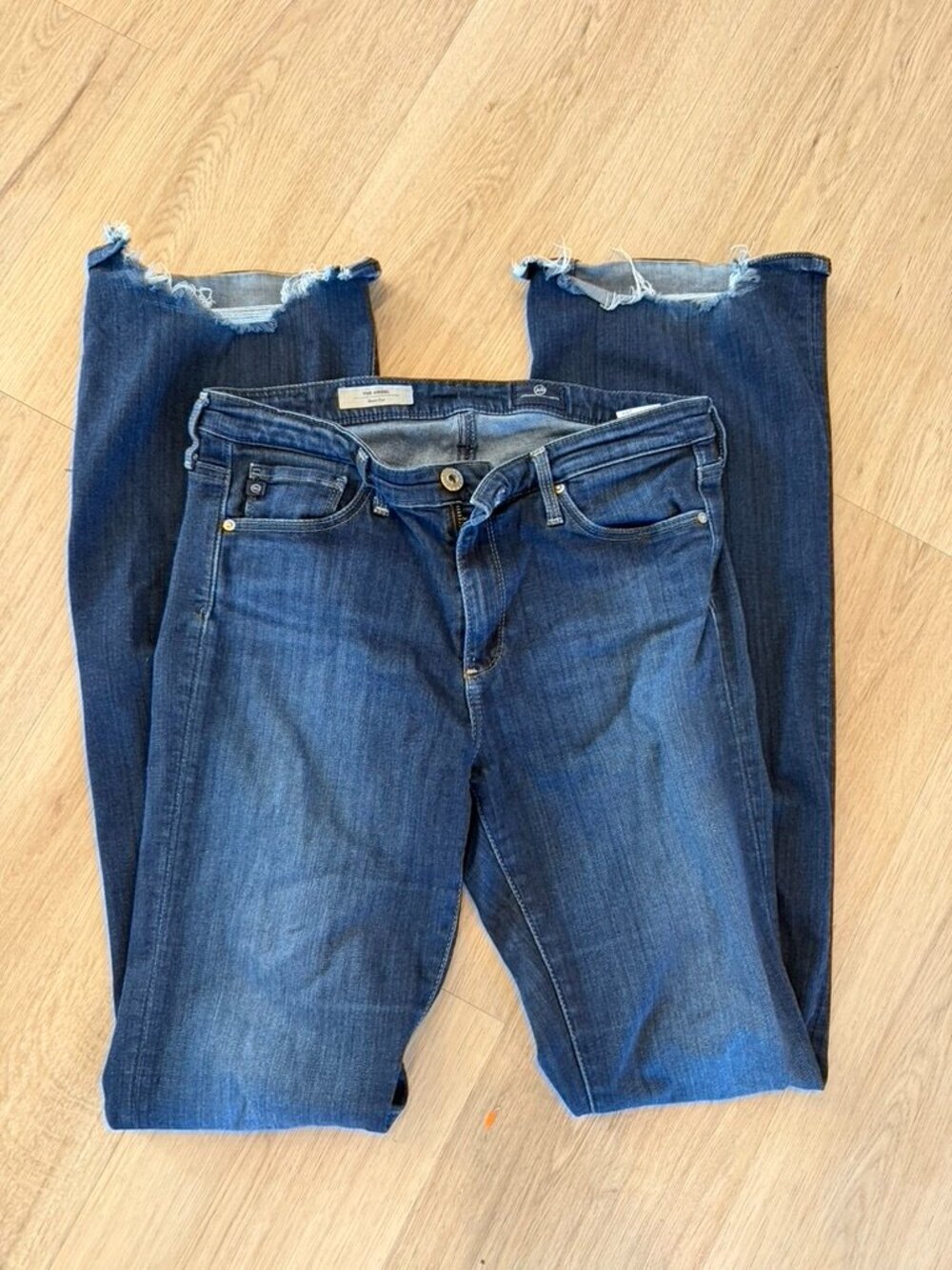 AG Adriano Goldschmied The Angel bootcut dark wash jeans size 28R